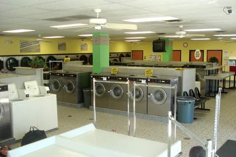 Orange Avenue location. Multiple washers and dryer. Counter space, ceiling fans. Clean and tidy.